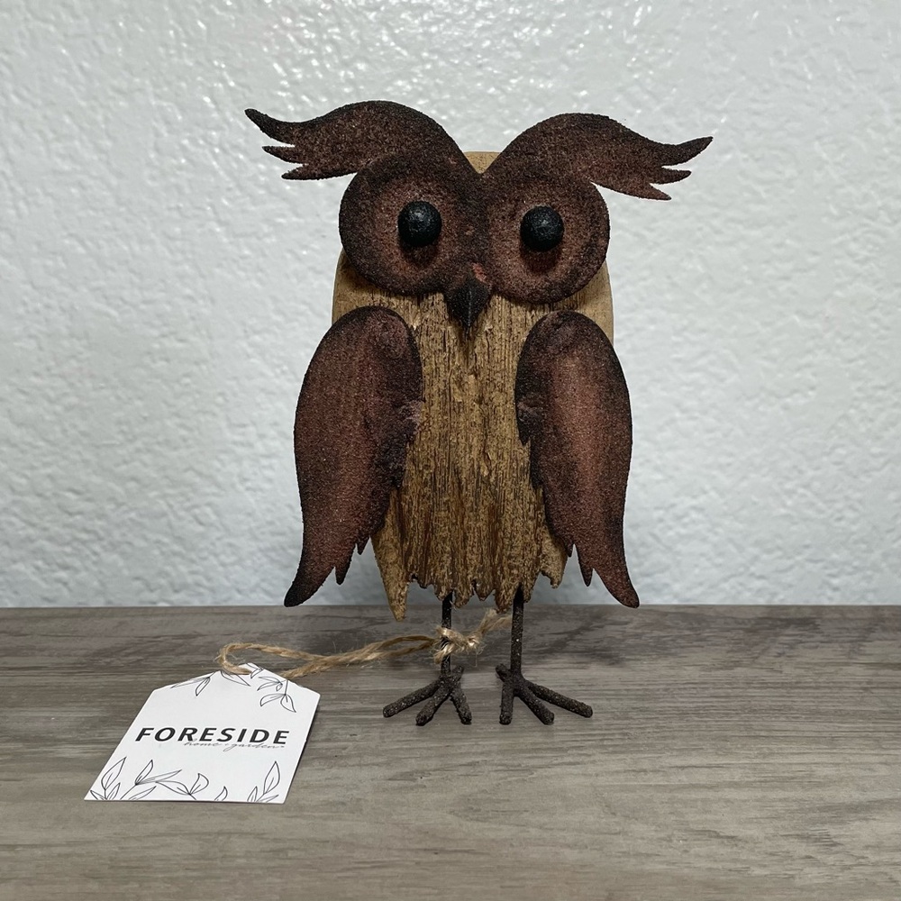 Foreside Brown Owl Figurine